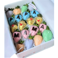 20pcs EXPRESS YOUR LOVE Chocolate Strawberries Gift Box (Custom Wording)